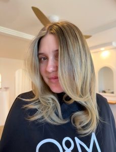 highlights foils balayage