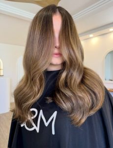 highlights foils balayage